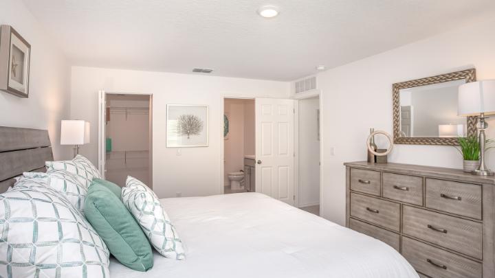 Enjoy the comfort of your own spacious master bedroom in your new home.