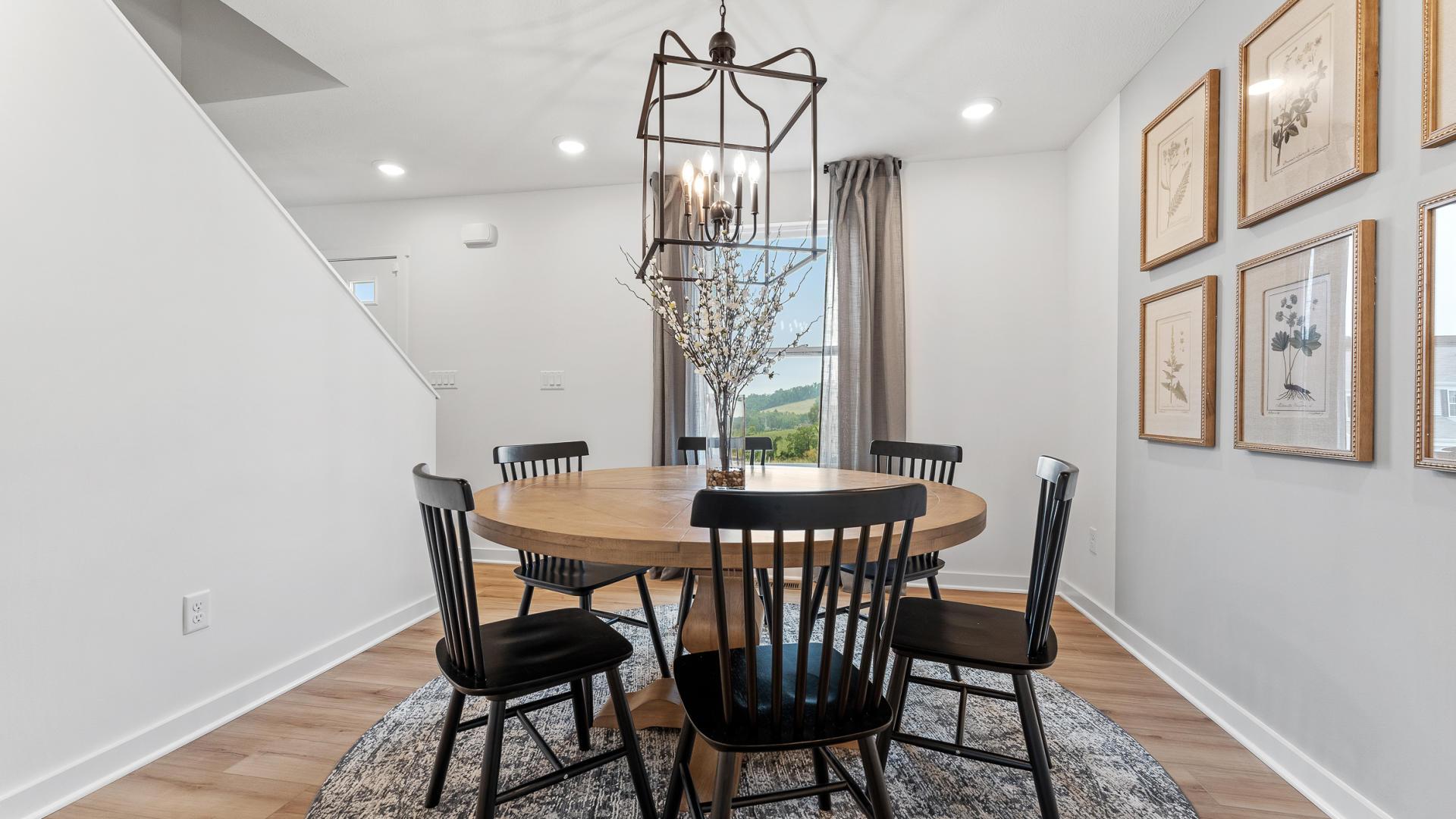 Open floor plans make it easy to host dinner parties.