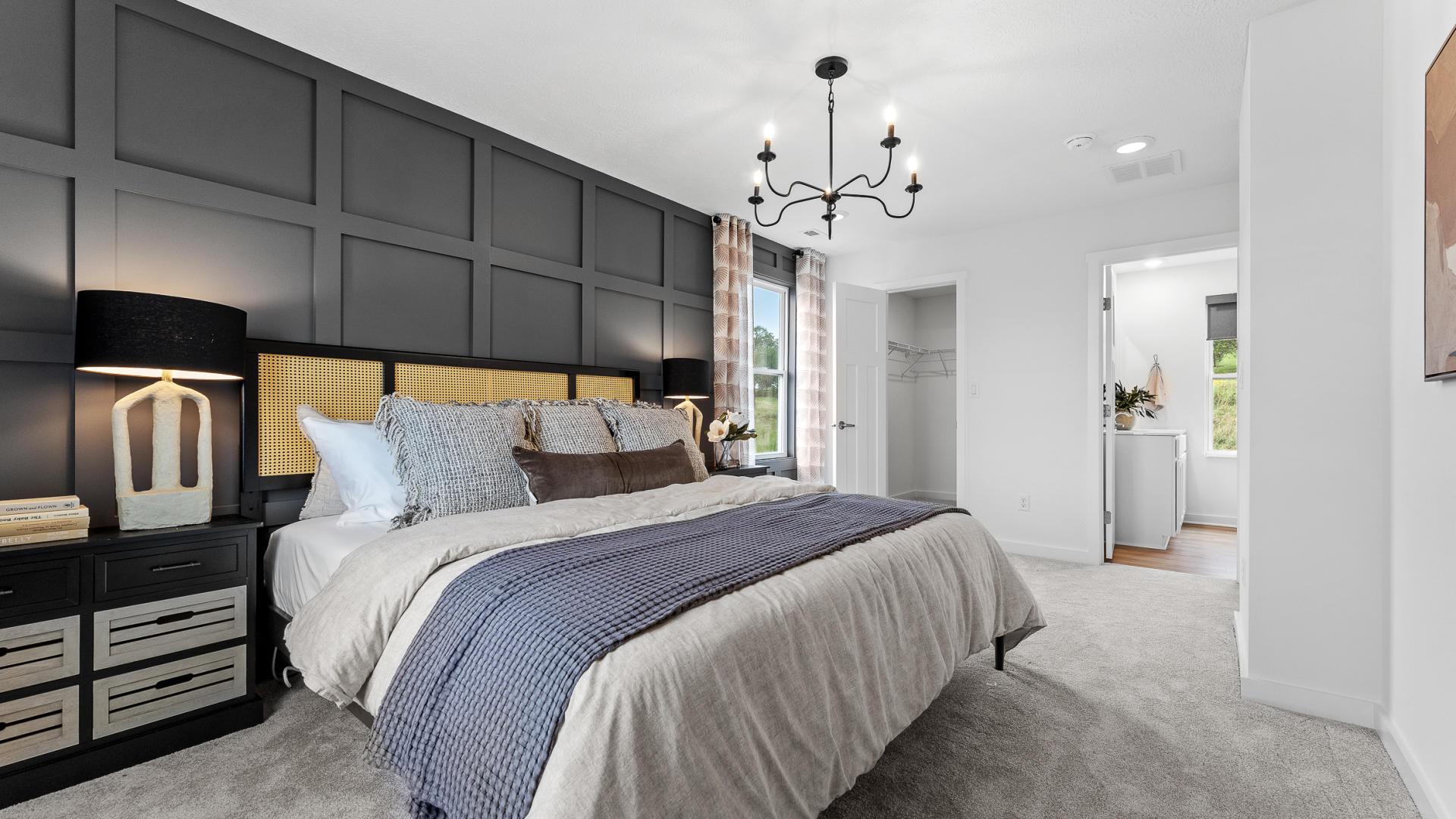 Retreat to your private master bedroom at the end of the day - with walk-in closets and your own bathroom.
