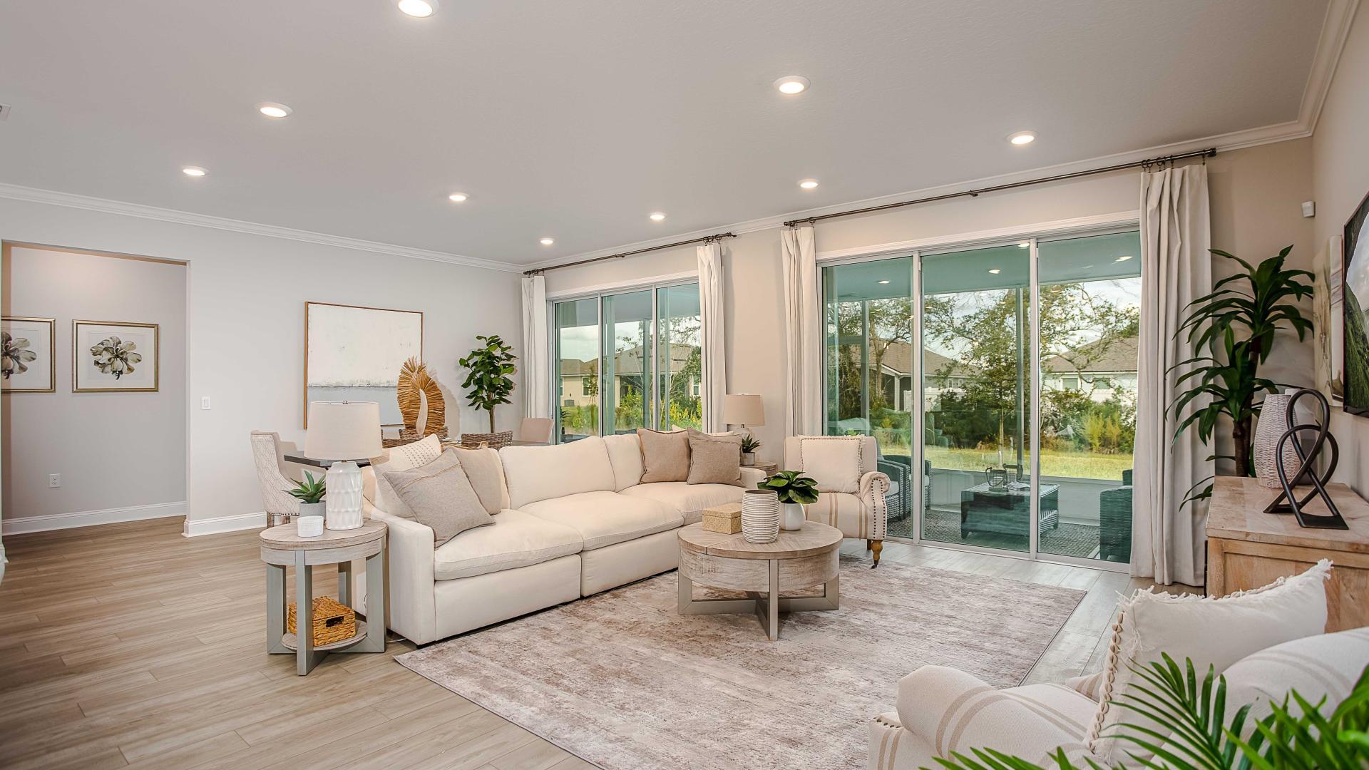 Open-concept floor plans and up to 9'4&quot; ceilings on the first floor.