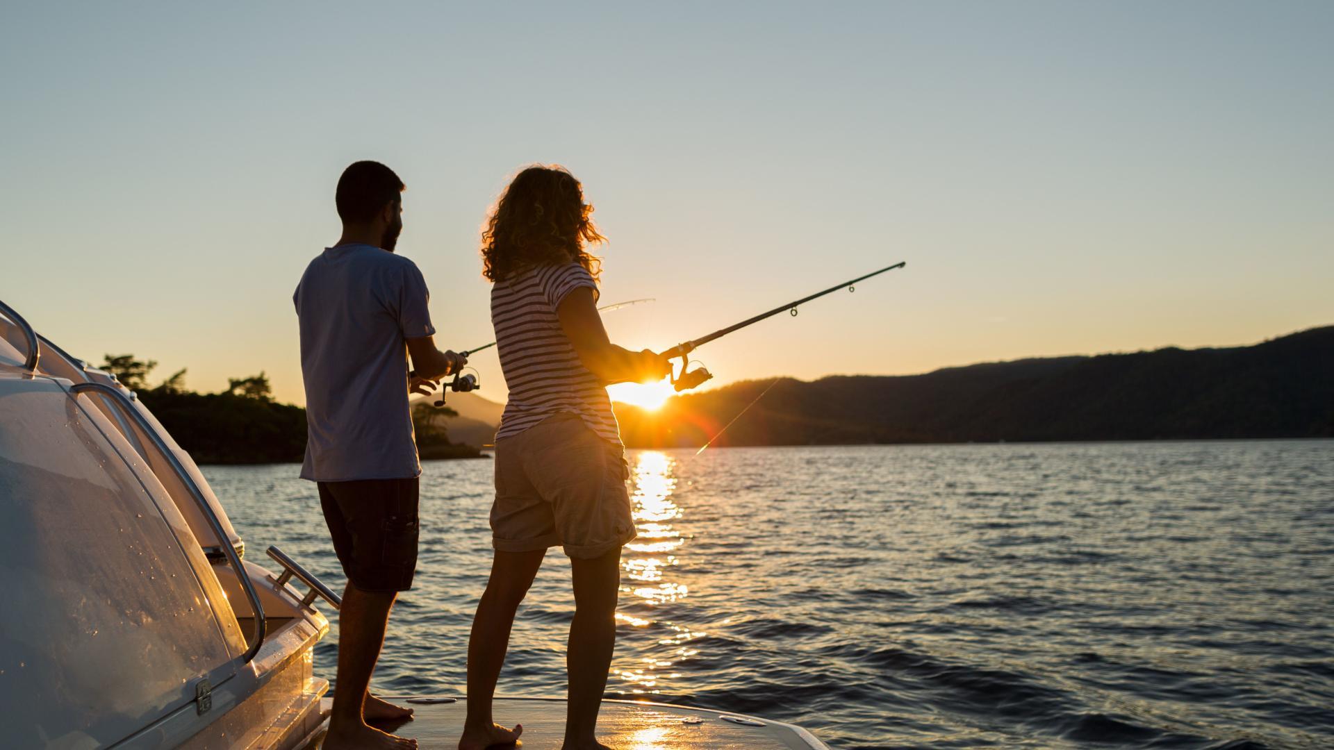 Spend your evenings fishing at the community pier.