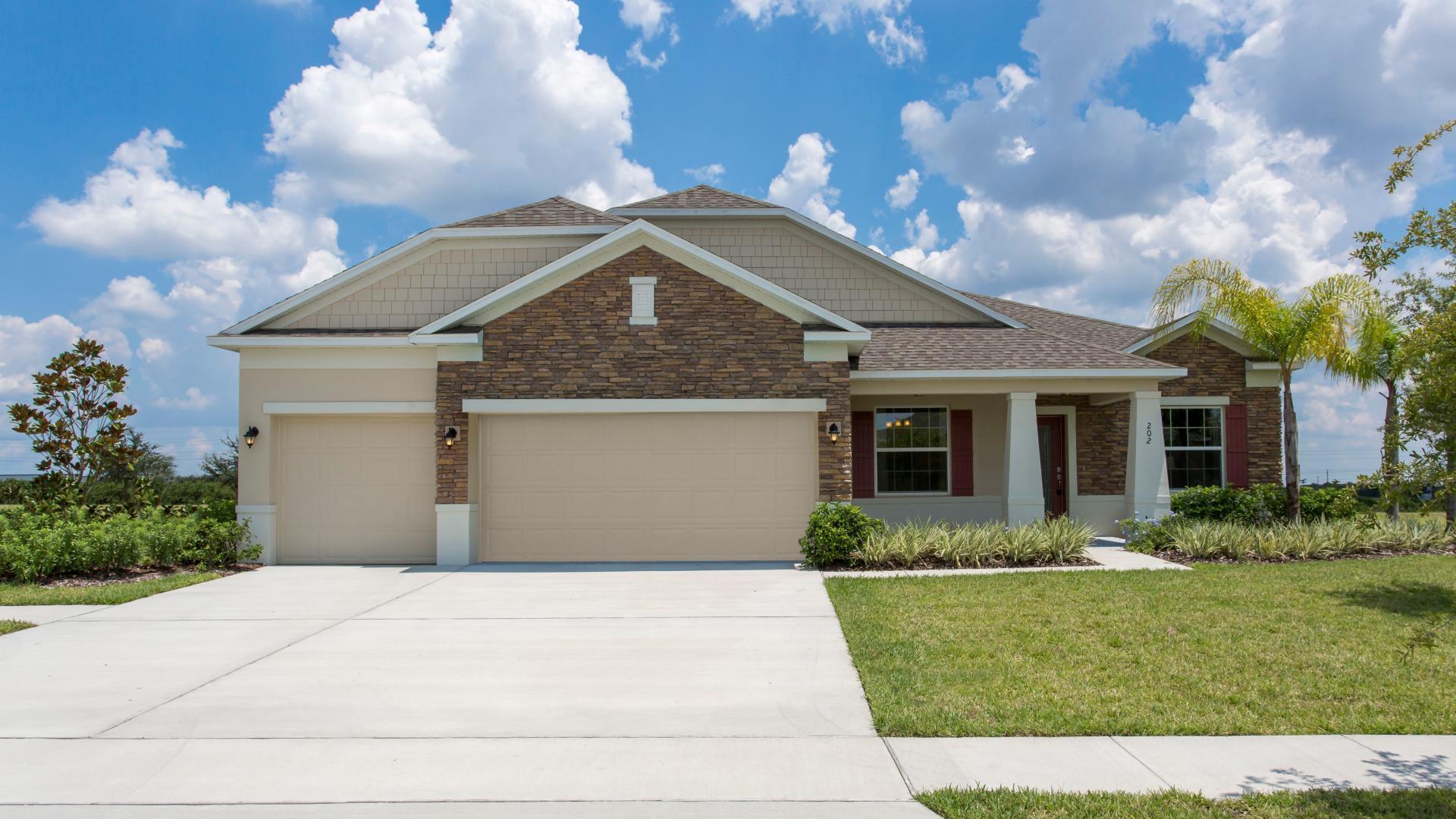 3 car garages are available for an extra parking spot or more storage.