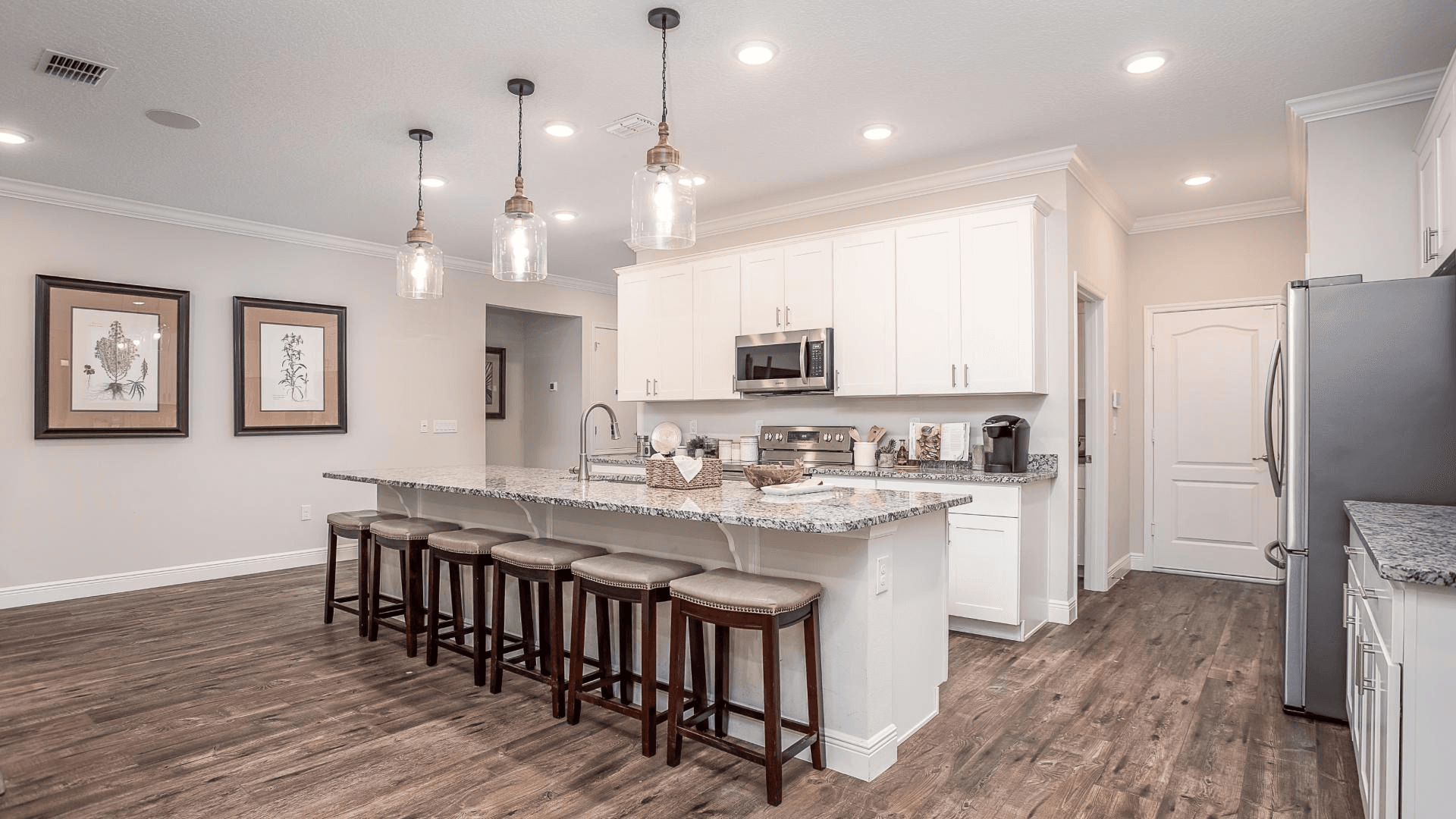 Homes boast over 2,000 finished sq. ft.