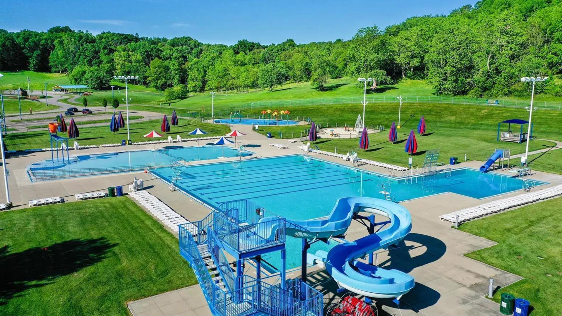 Cool off on hot summer days at Cranberry Water Park.