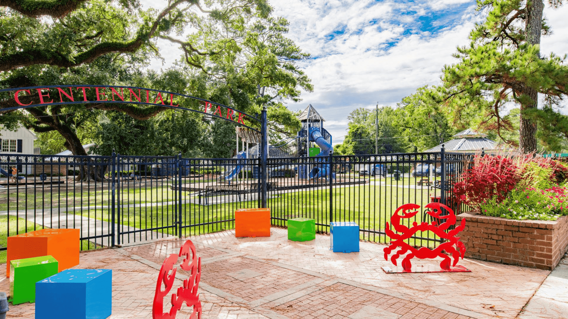 Enjoy the outdoors at nearby Centennial Park.