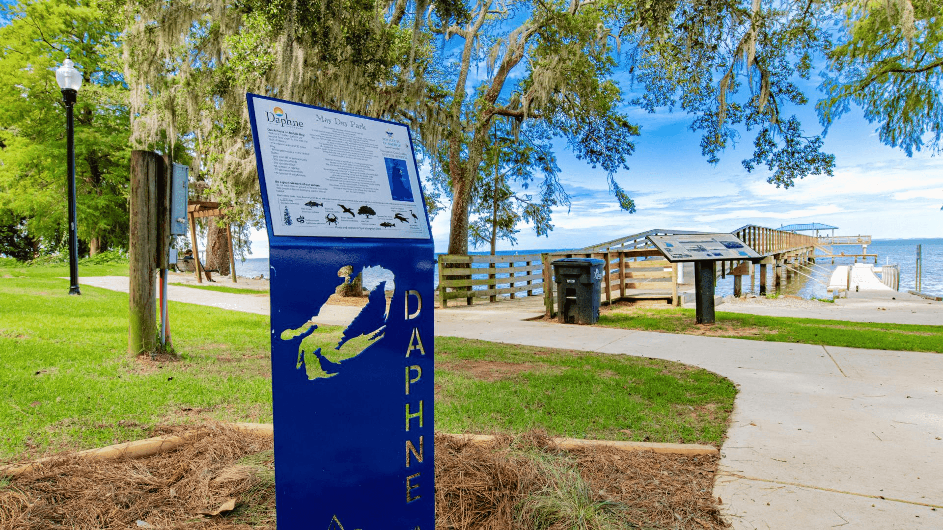 Take in the scenic views during an outing with your family to May Day Park.