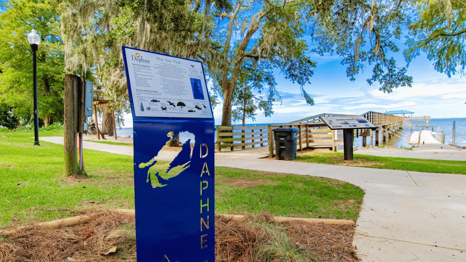 Take in the scenic views during an outing with your family to May Day Park.