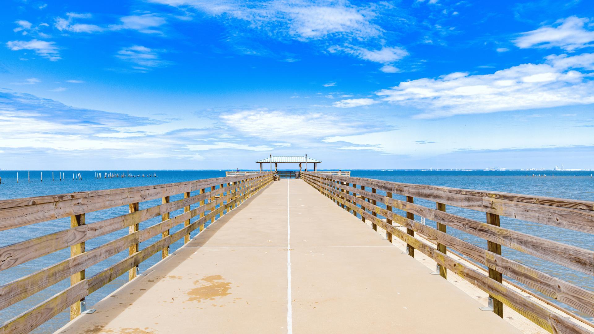 Find beach views and fishing piers to enjoy at Bayfront Park, only a 15 minute drive.
