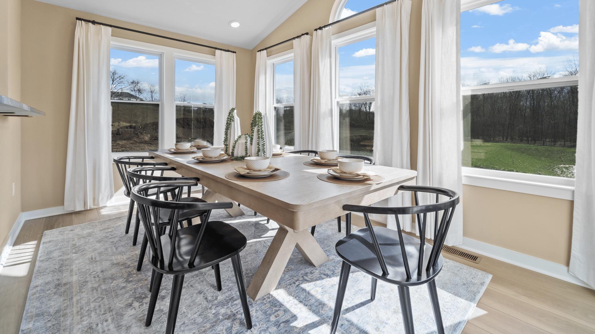 Utilize the large dining space for weekly family dinners.