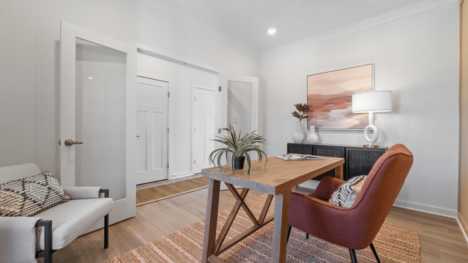 Use your flex-space as a home office or a playroom for the kids.