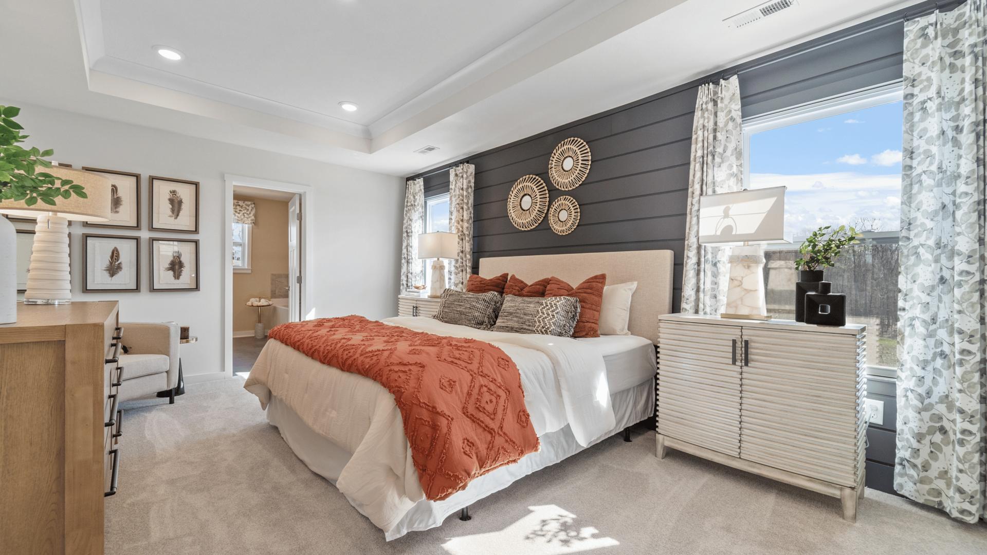 Your master suite is sure to become a personal sanctuary.