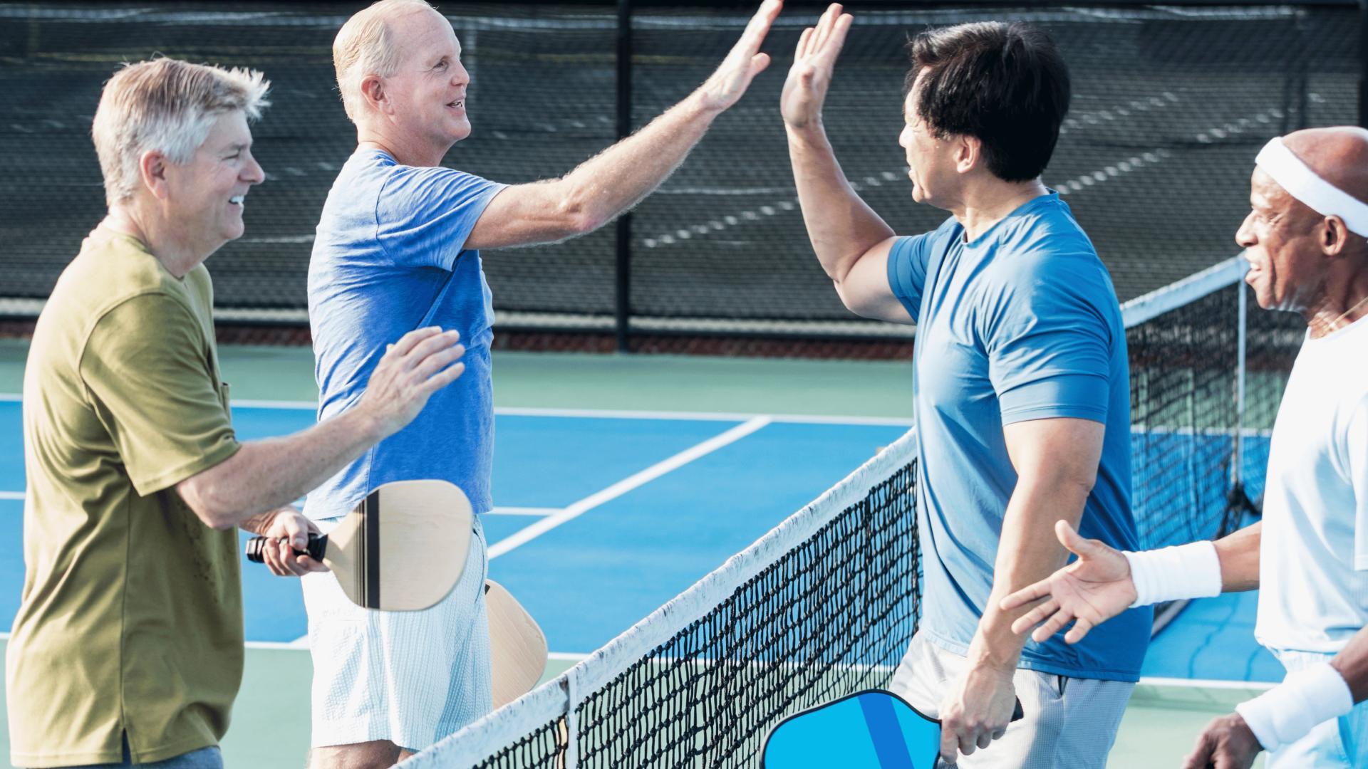 Play a game of pickleball with friends at Boyce Park, a 7 mile drive away.
