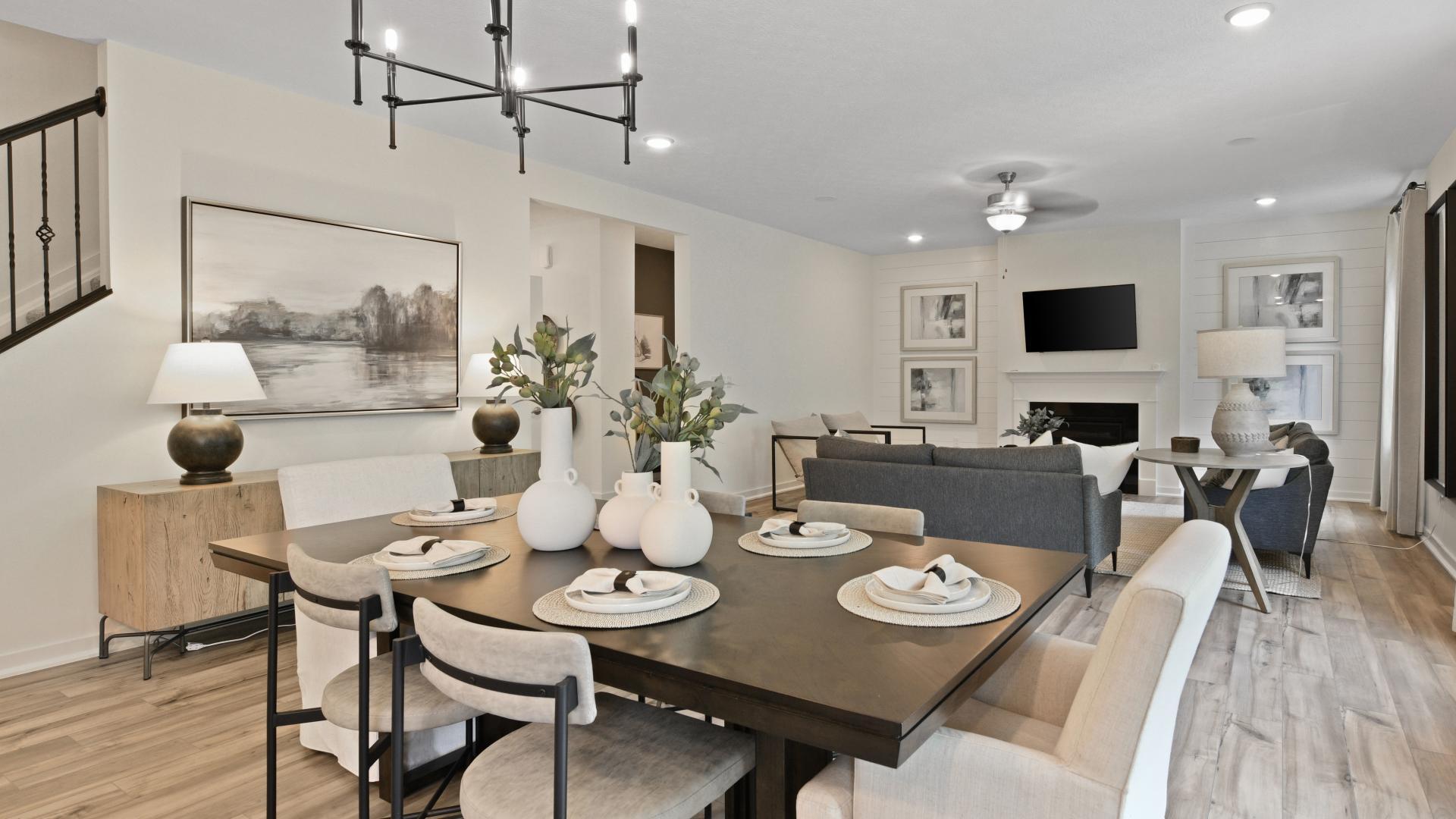 Your new kitchen will feature stainless steel appliances and a spacious island for cooking and entertaining.