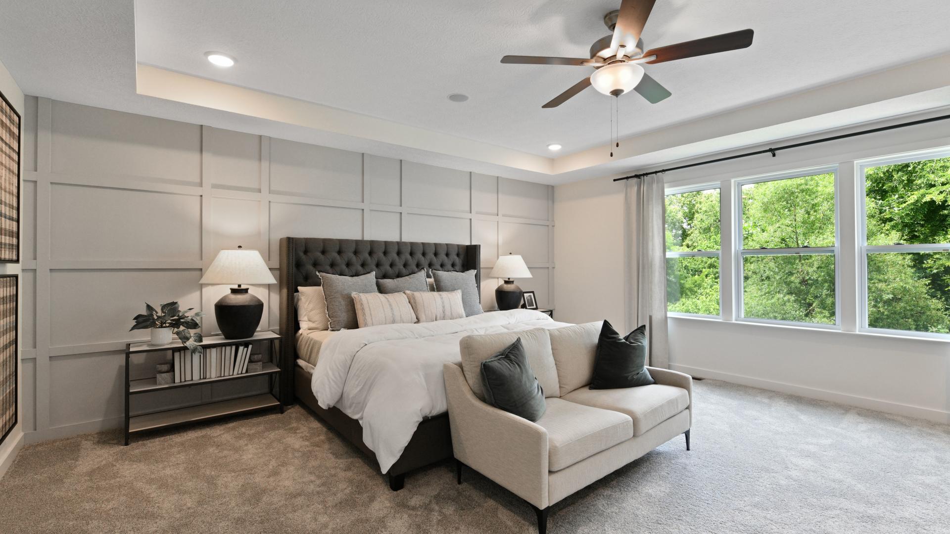 Relax in your own retreat and catch up on a good book or your favorite show in your master suite.