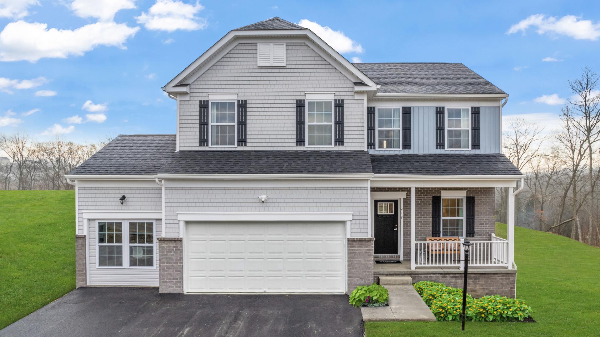 3 car garages are available on some floor plans.