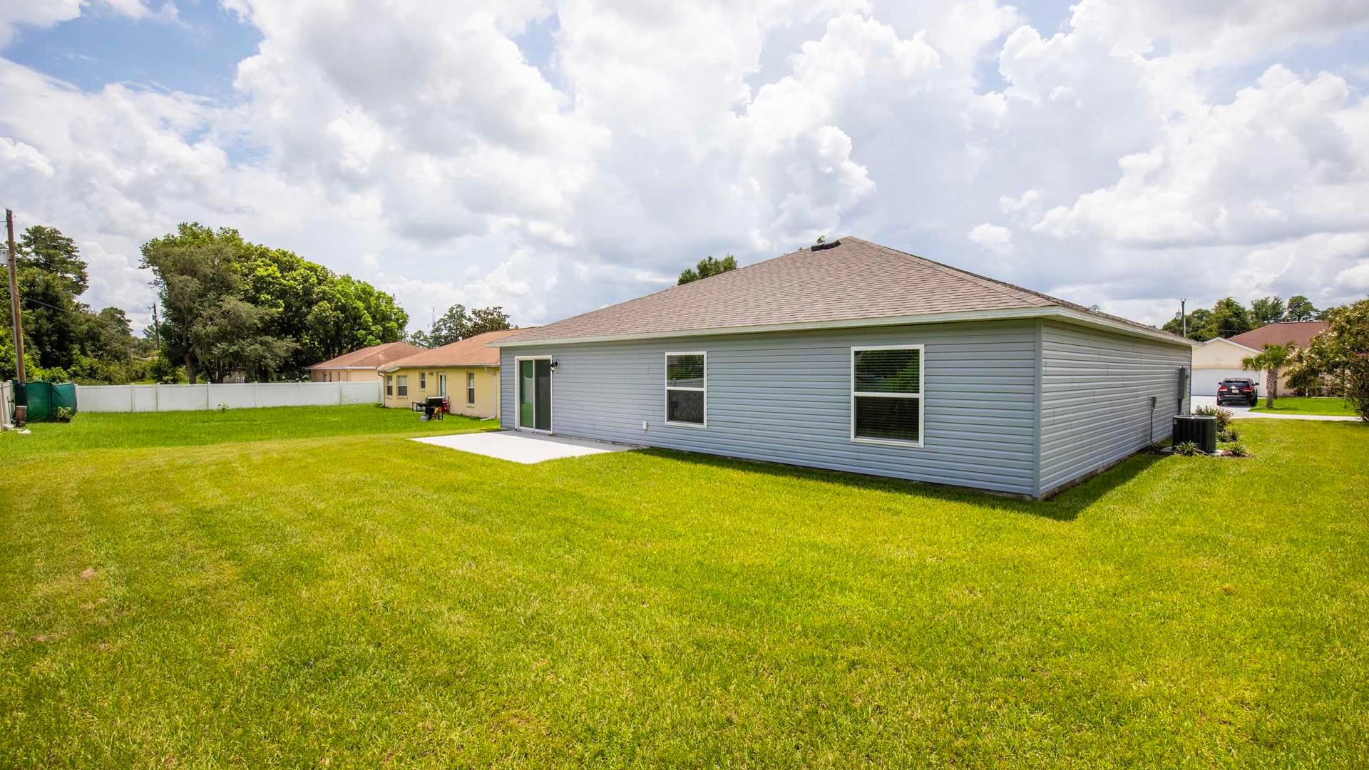 Your ¼ -acre homesite has enough space for your to create your own backyard oasis.