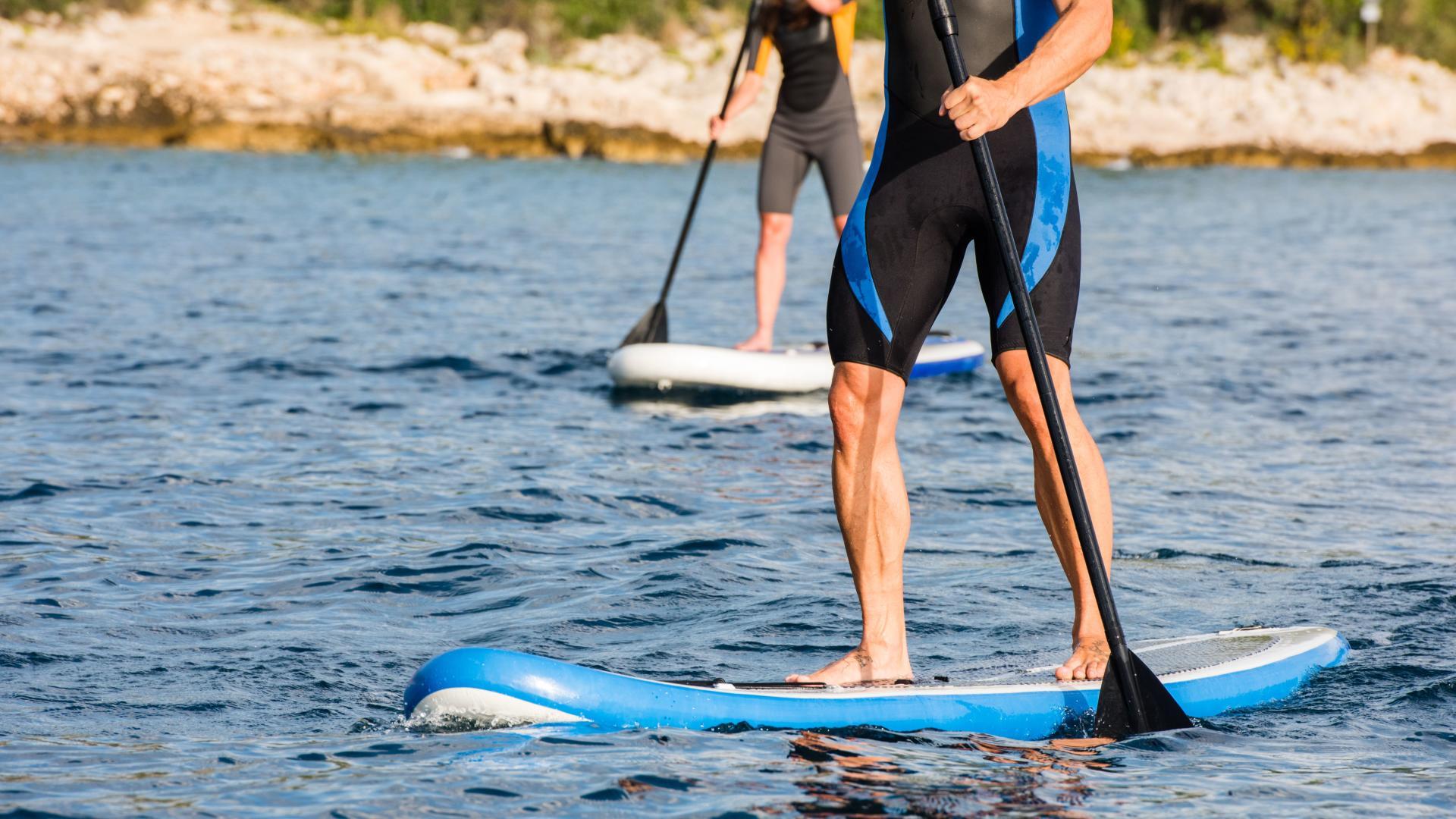 Go paddleboarding or kayaking at one of the parks nearby.