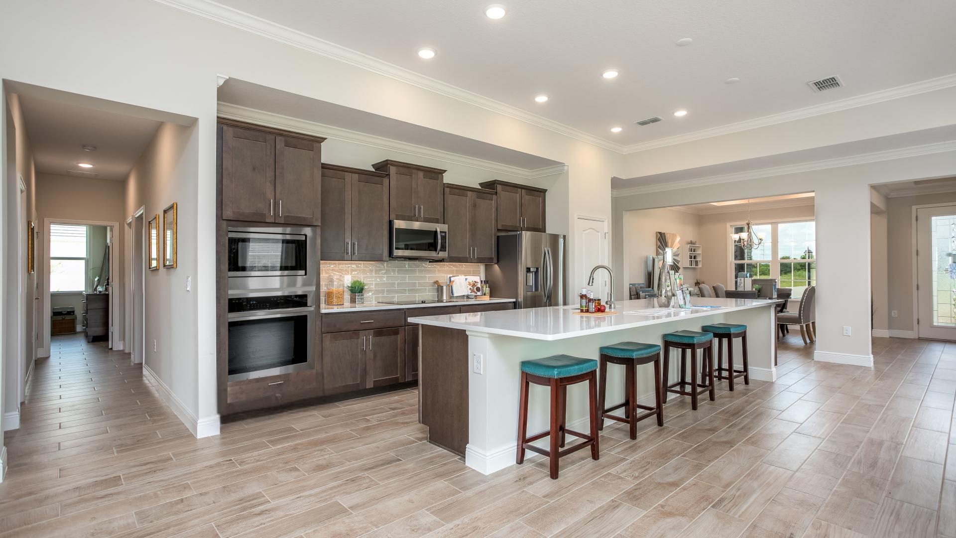 Enjoy the open-concept layout of your new kitchen.