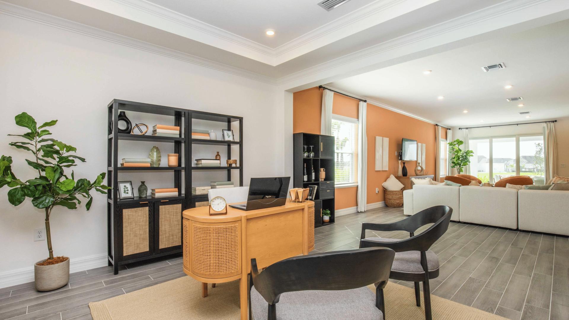 Turn your bonus flex-space into a playroom for the kids or an office.