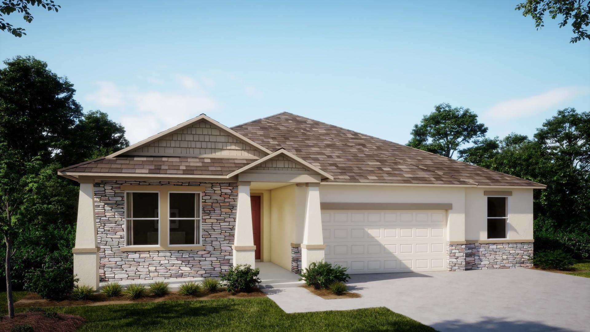 Elevation: D Opt Stone