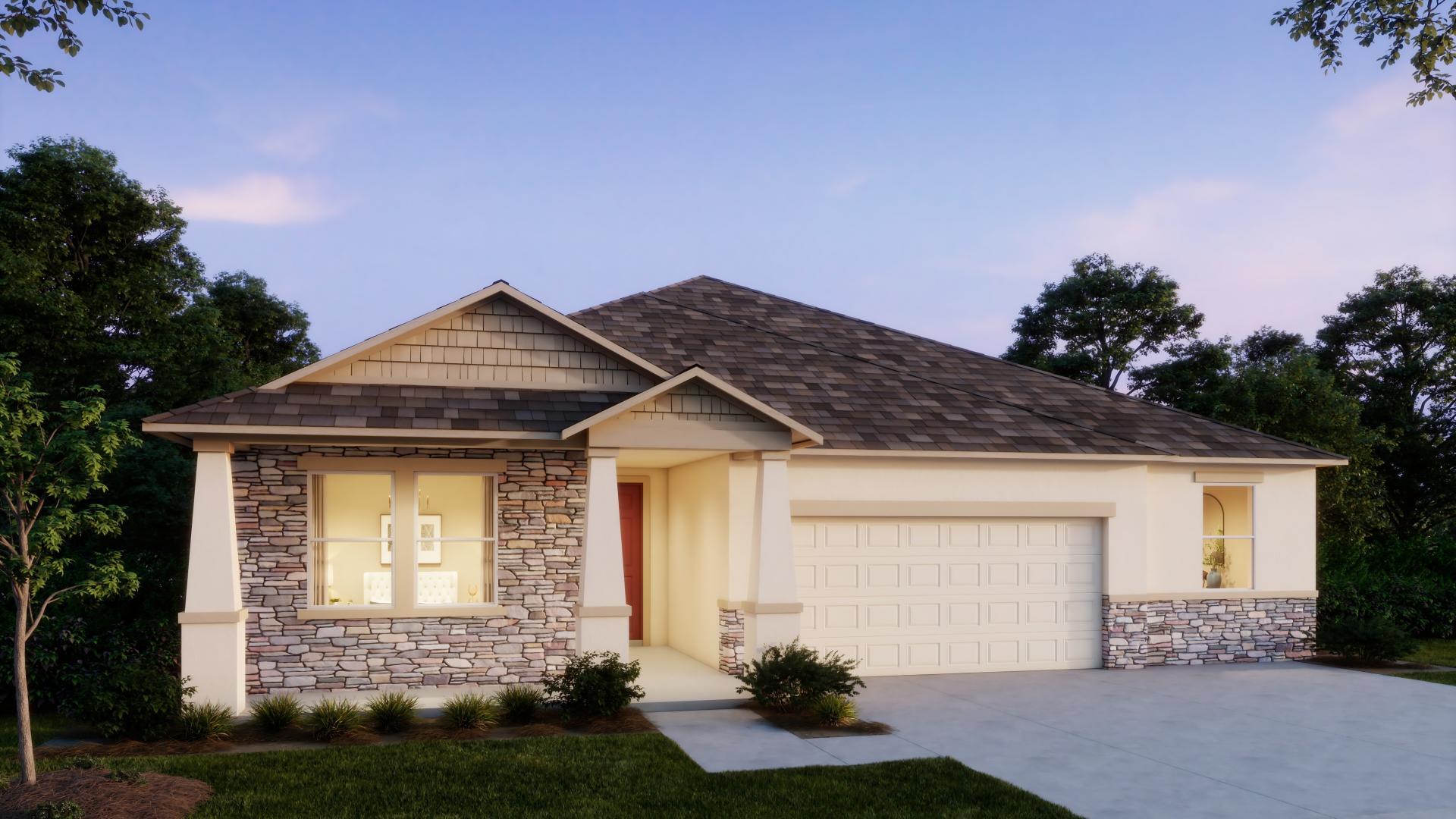 Elevation: D Opt Stone