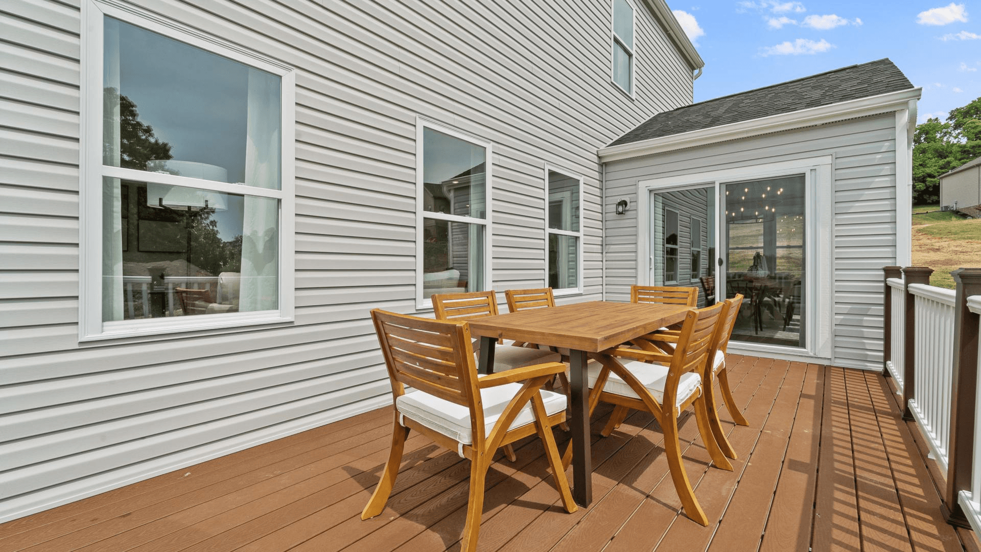 Enjoy your first cup of coffee in the morning or a glass of wine after a long day on your sun-filled deck.