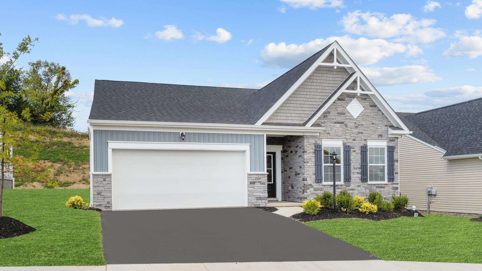 The only ranch home community in the Robinson area offering single level living.