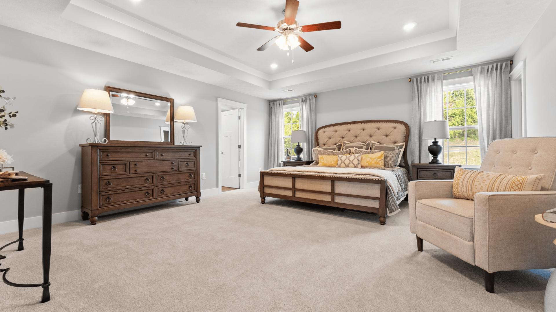 Bedrooms with plenty of room for comfort and style.