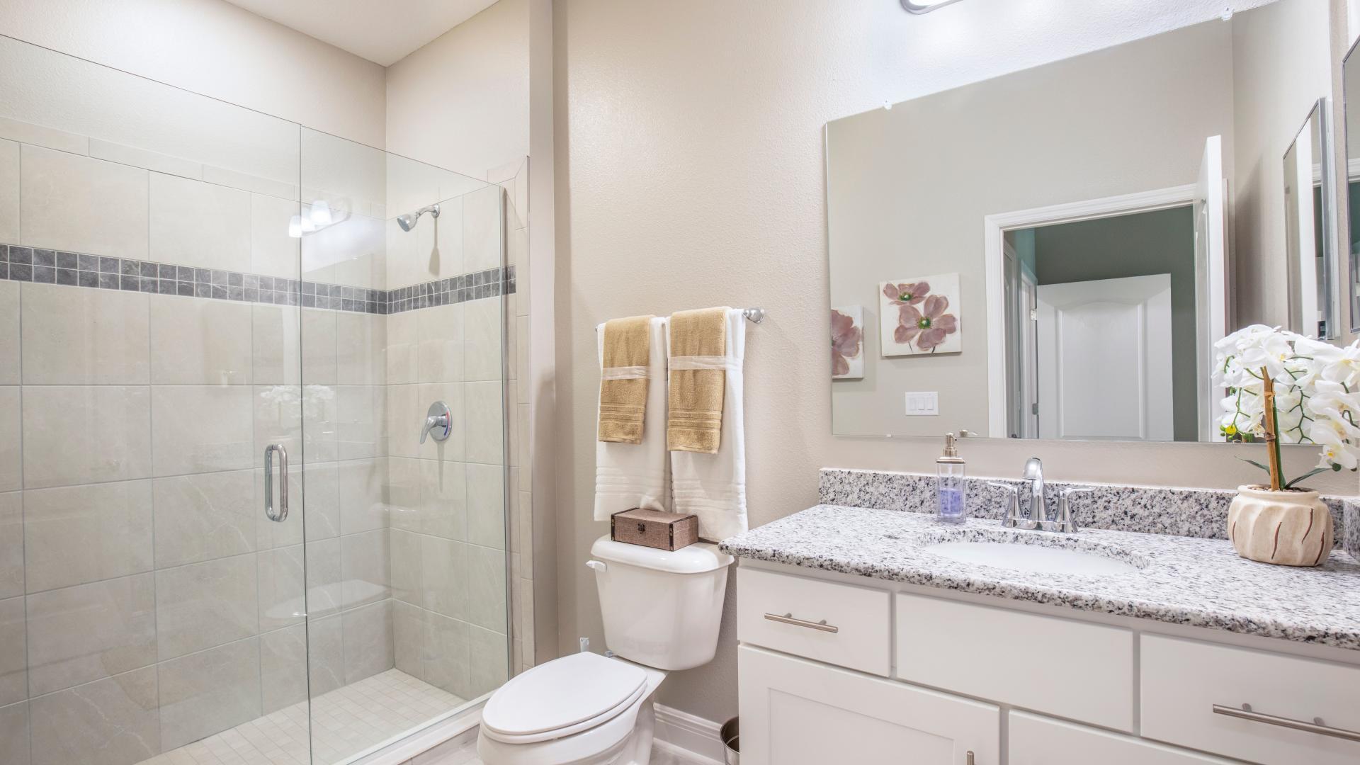 Mornings are easier when everyone has their own space to get ready.