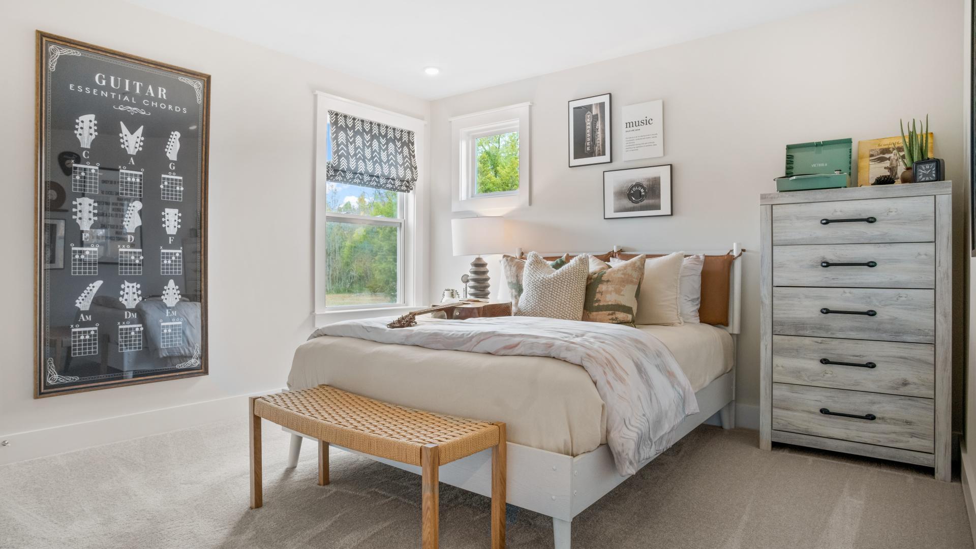 Everyone in your family can have their own bedroom to create an oasis in Colebrook Estates.