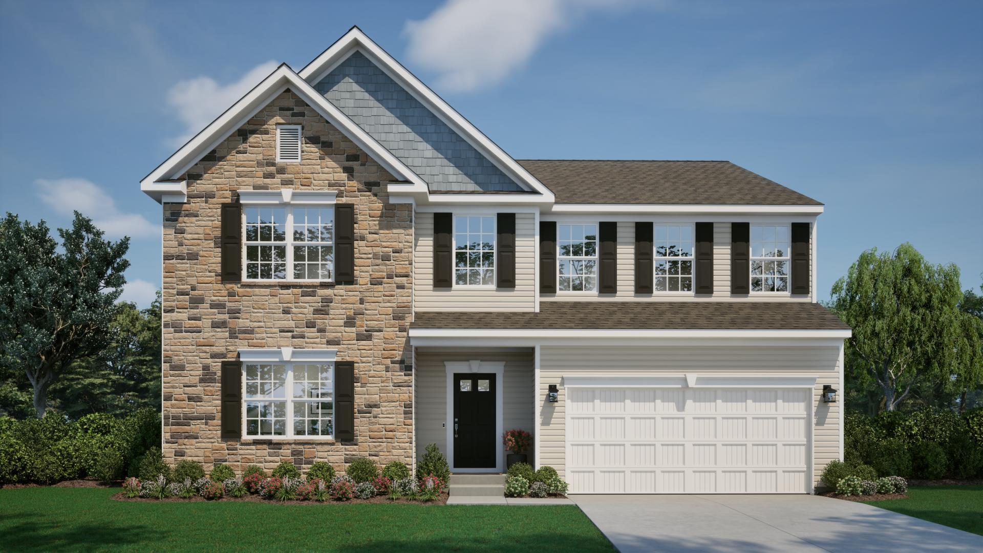 Elevation: E Opt Stone