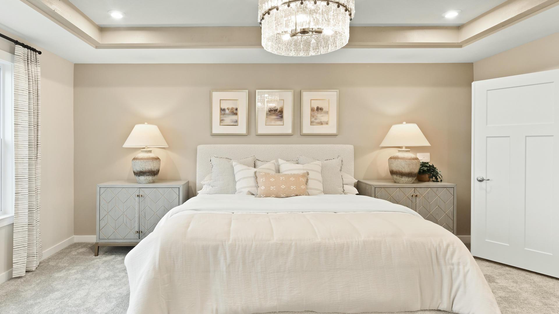 The master bedroom you deserve with walk-in closets and luxury bathrooms included.