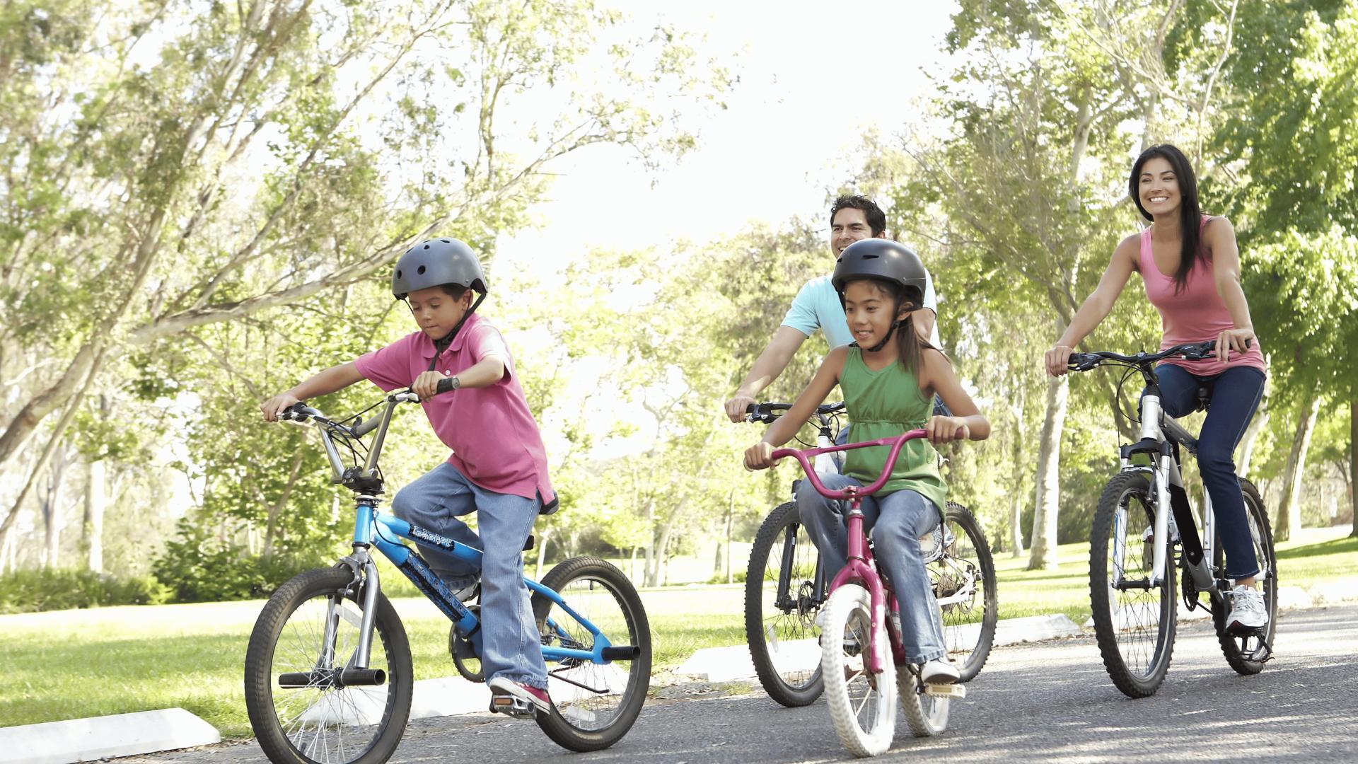 Spend weekends with the family biking at Clinton Park - 2 miles away.