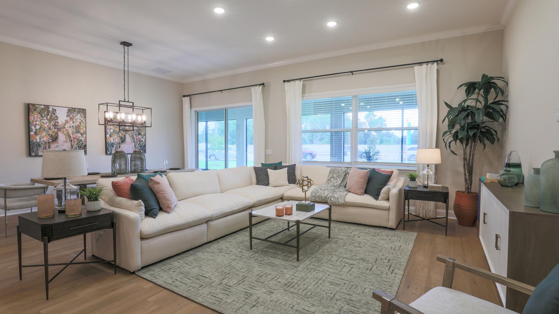 Open-concept floor plans and built-in flex space are included!