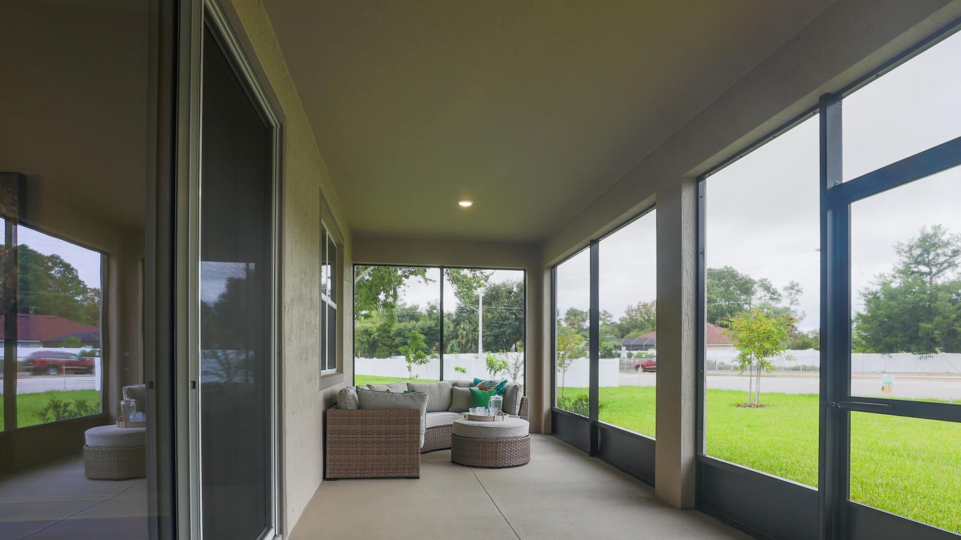 Outdoor space to enjoy your first cup of coffee or a glass of wine in the evening!