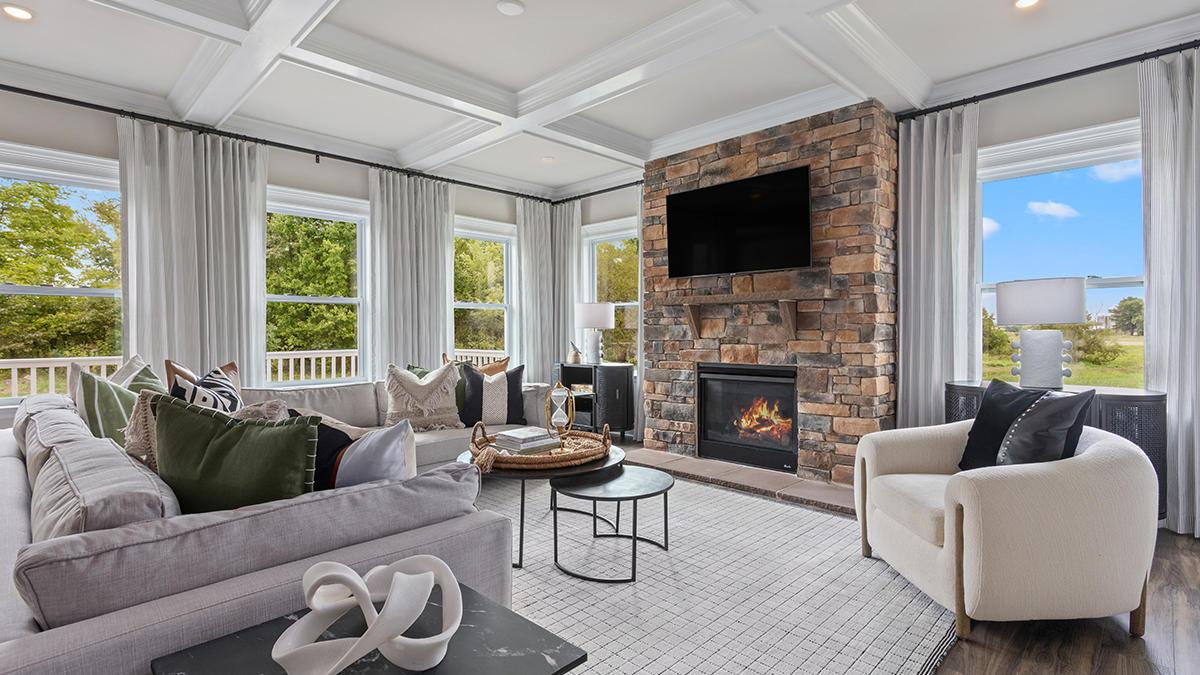 LVP flooring, open-concept floor plans and 9' ceilings on the first floor.