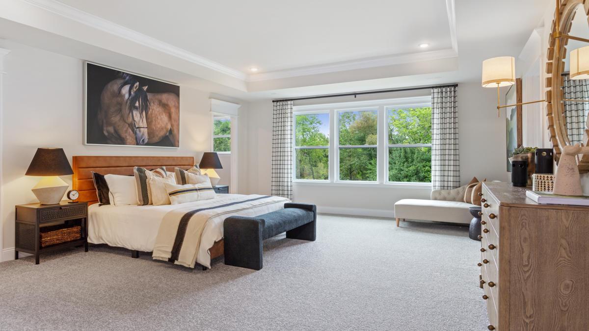 Master bedrooms with spacious walk-in closets and spa-like private bathrooms are included.