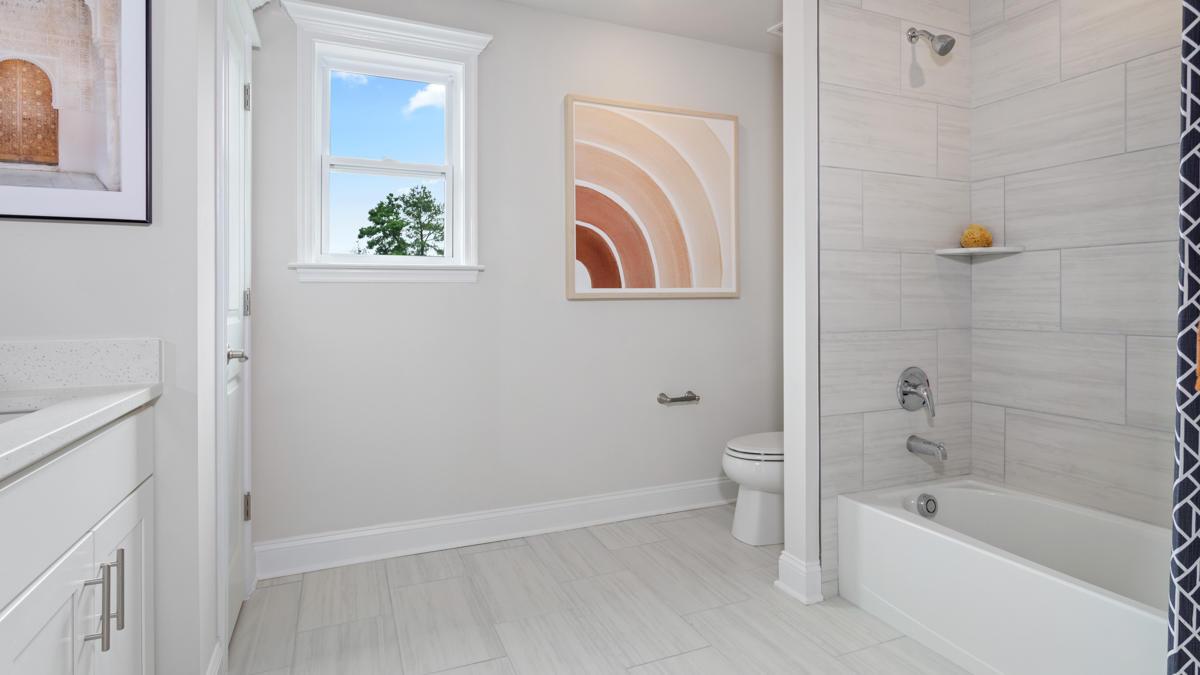 With multiple bathrooms per plan, everyone has their own space to get ready in the morning.
