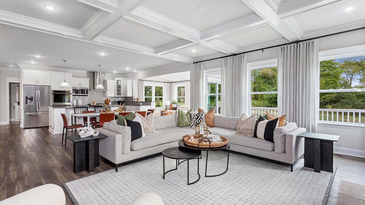 Host game night with friends and family in your new open concept floor plan.