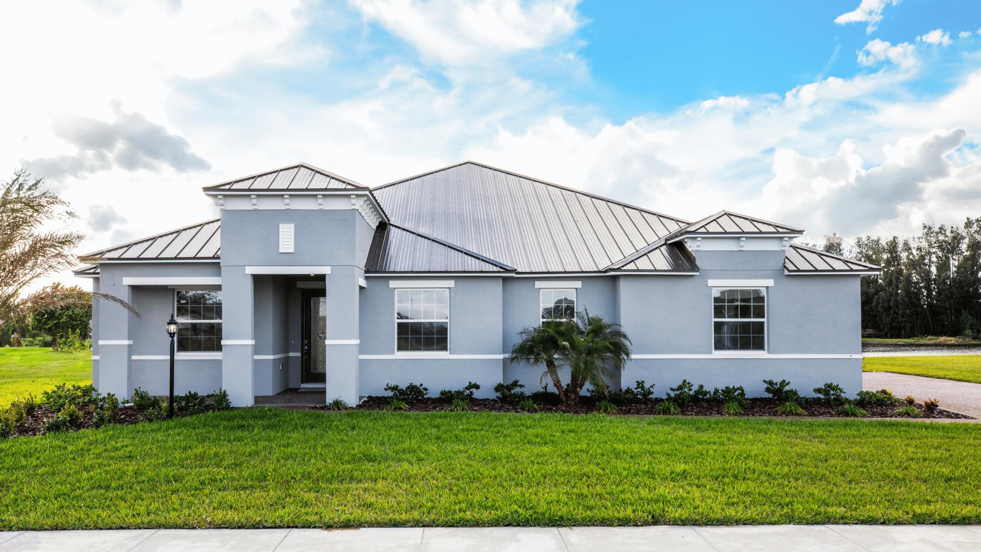 Homes boast up to 3-car and side load garages, and modern metal roofing.