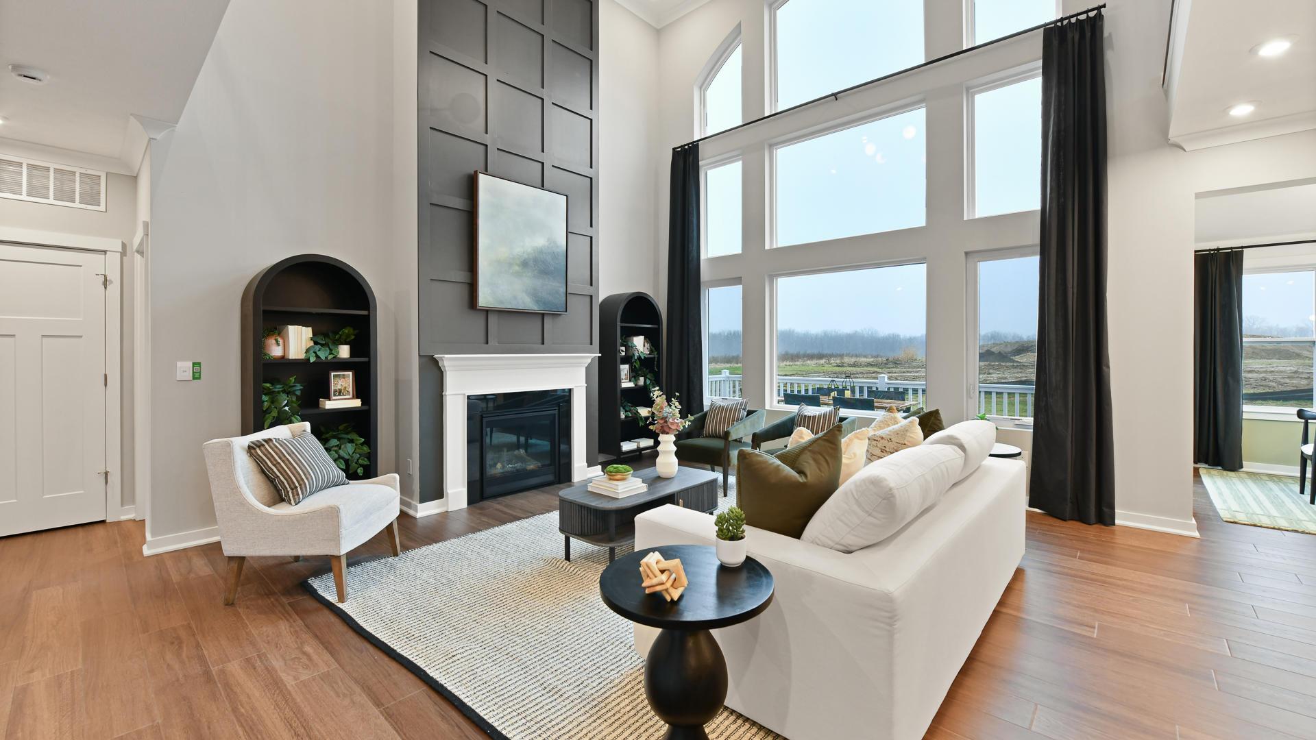 Open floor plans make it easy to host the holidays and family events.