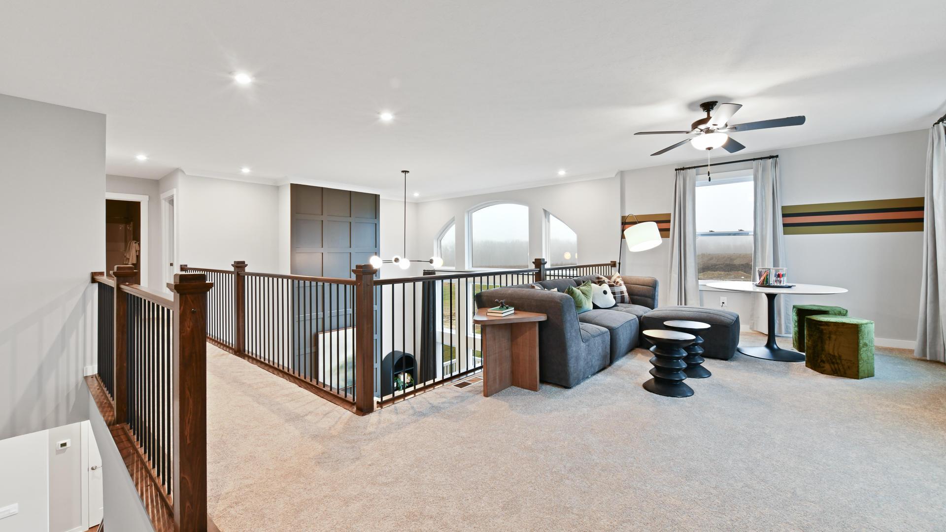 Ask about designs with a loft for added hangout space or a pull out couch for overnight guest.