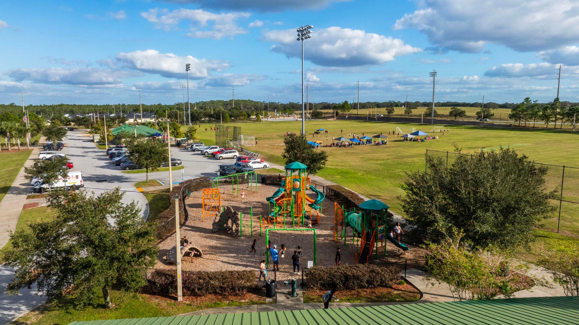 Spend an afternoon on the playground at Poinciana Community Park.