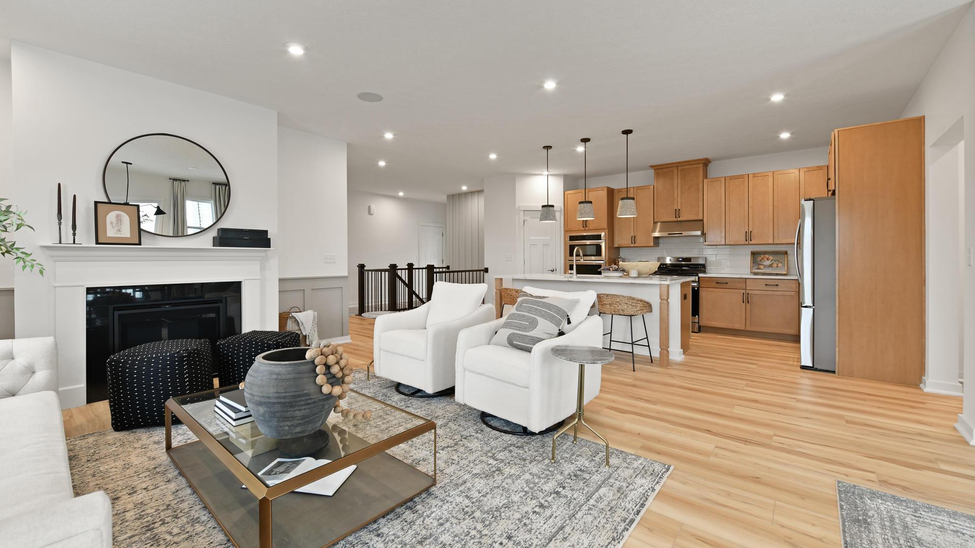 Open floor plans and right sizing your home means you can easily host your favorite holidays.