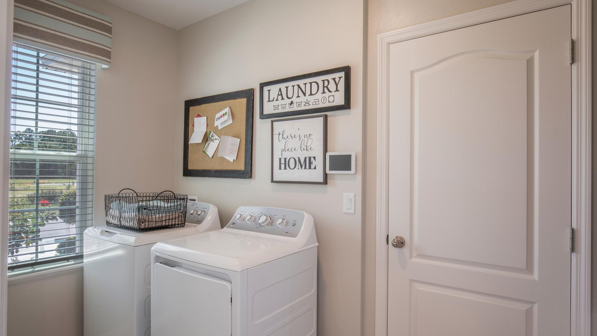 All appliances are included, even the washer and dryer!