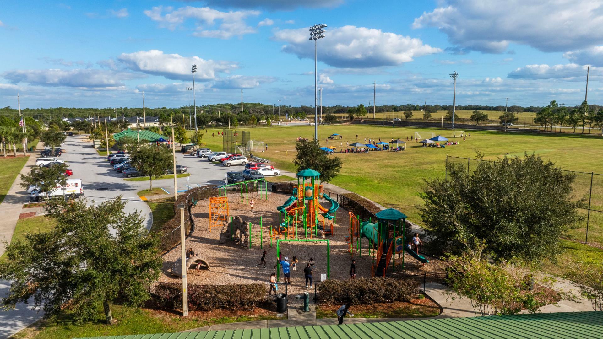 Poinciana Community Park is less than 1 mile from your front door.