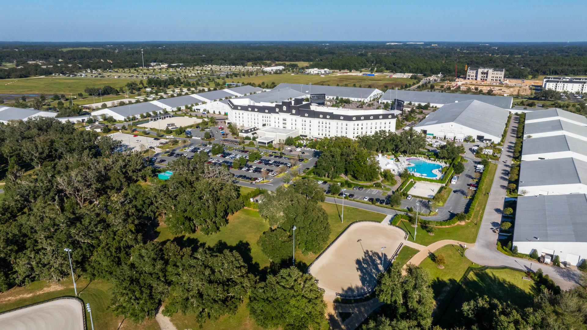 Horse lovers can catch a show at the renowned World Equestrian Center.