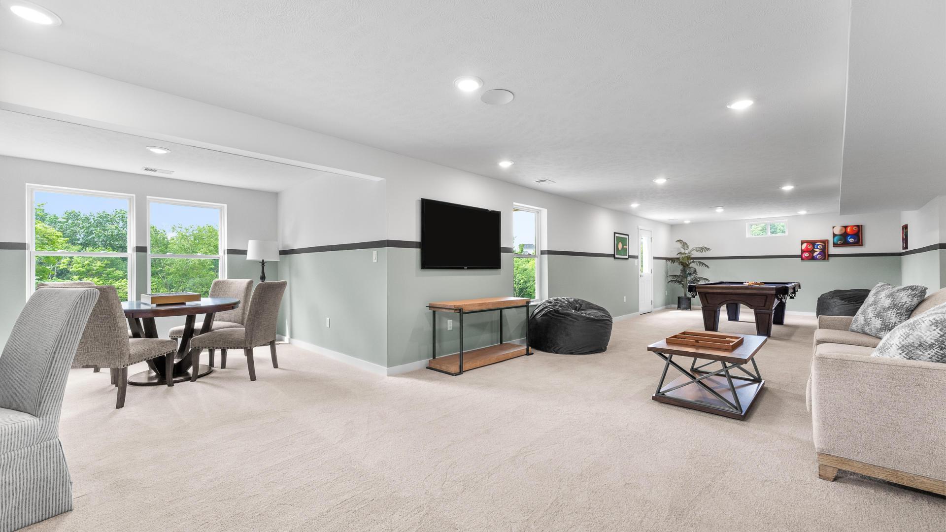 Increase your living space with a finished basement full of natural light on a walkout homesite.