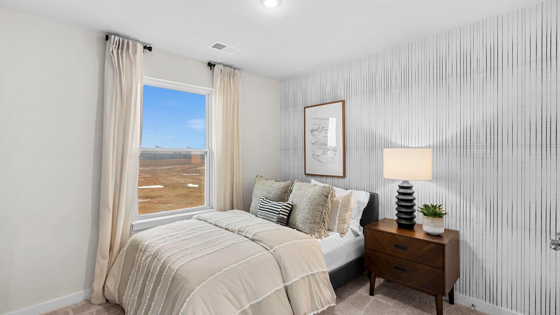 Plenty of space for overnight guests in your new home.