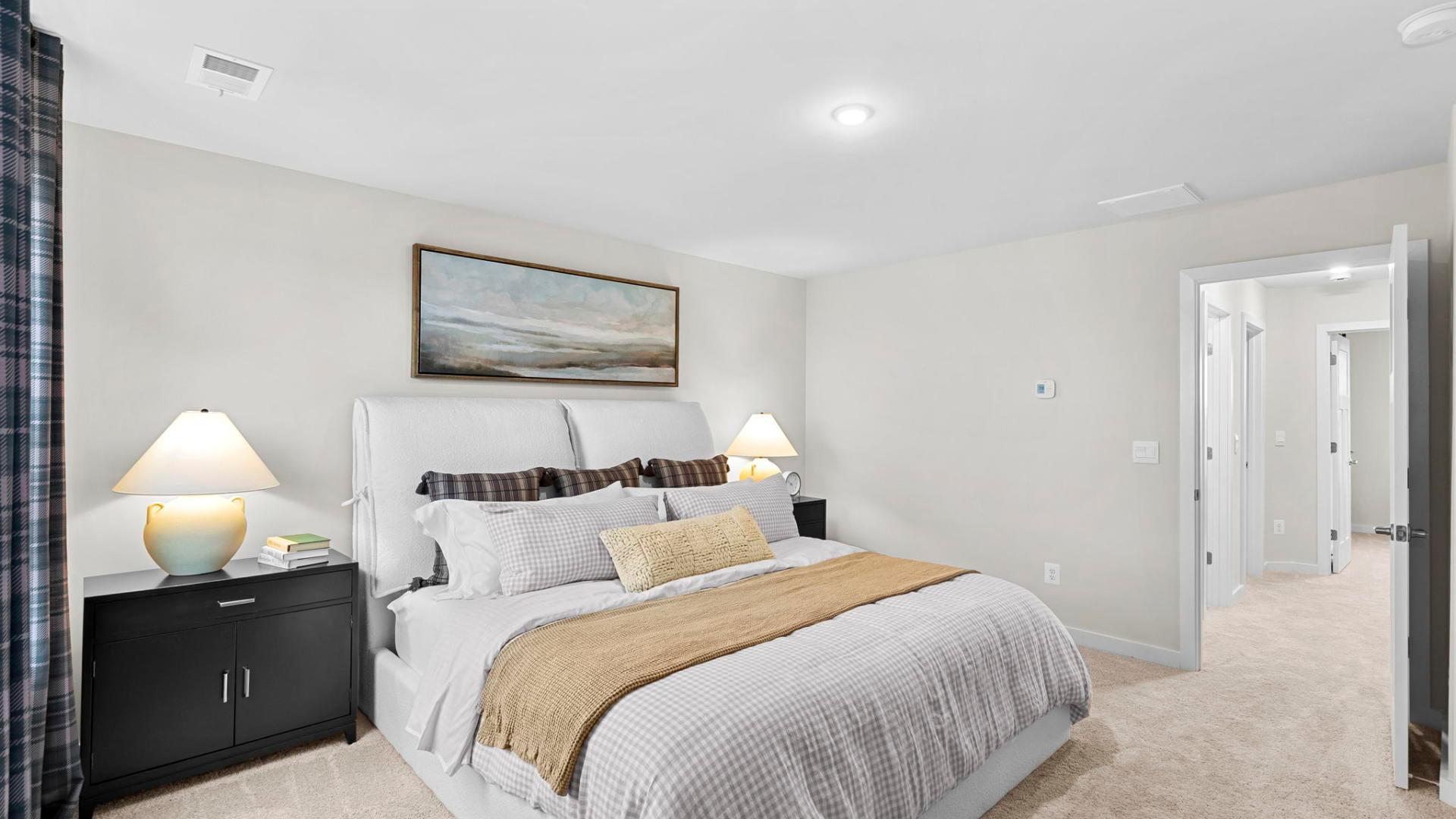 Luxurious master suites with spacious, walk-in closets.